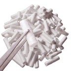 100 Dental Cotton Rolls, 1.5 Inch Nosebleed Plugs for Kids or Adults - Extra Absorbent Blood Clotting, Cotton Rolls (100 Count)