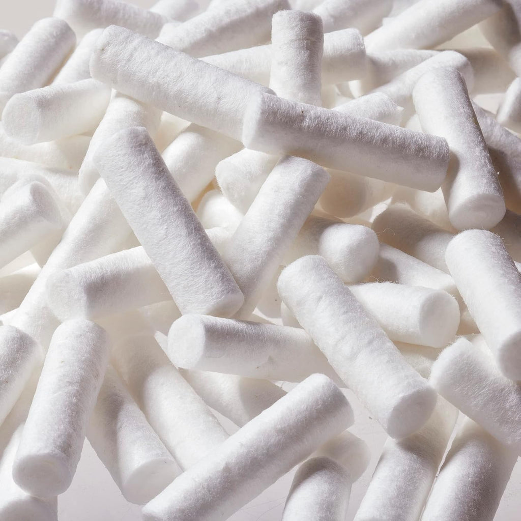 100 Dental Cotton Rolls, 1.5 Inch Nosebleed Plugs for Kids or Adults - Extra Absorbent Blood Clotting, Cotton Rolls (100 Count)