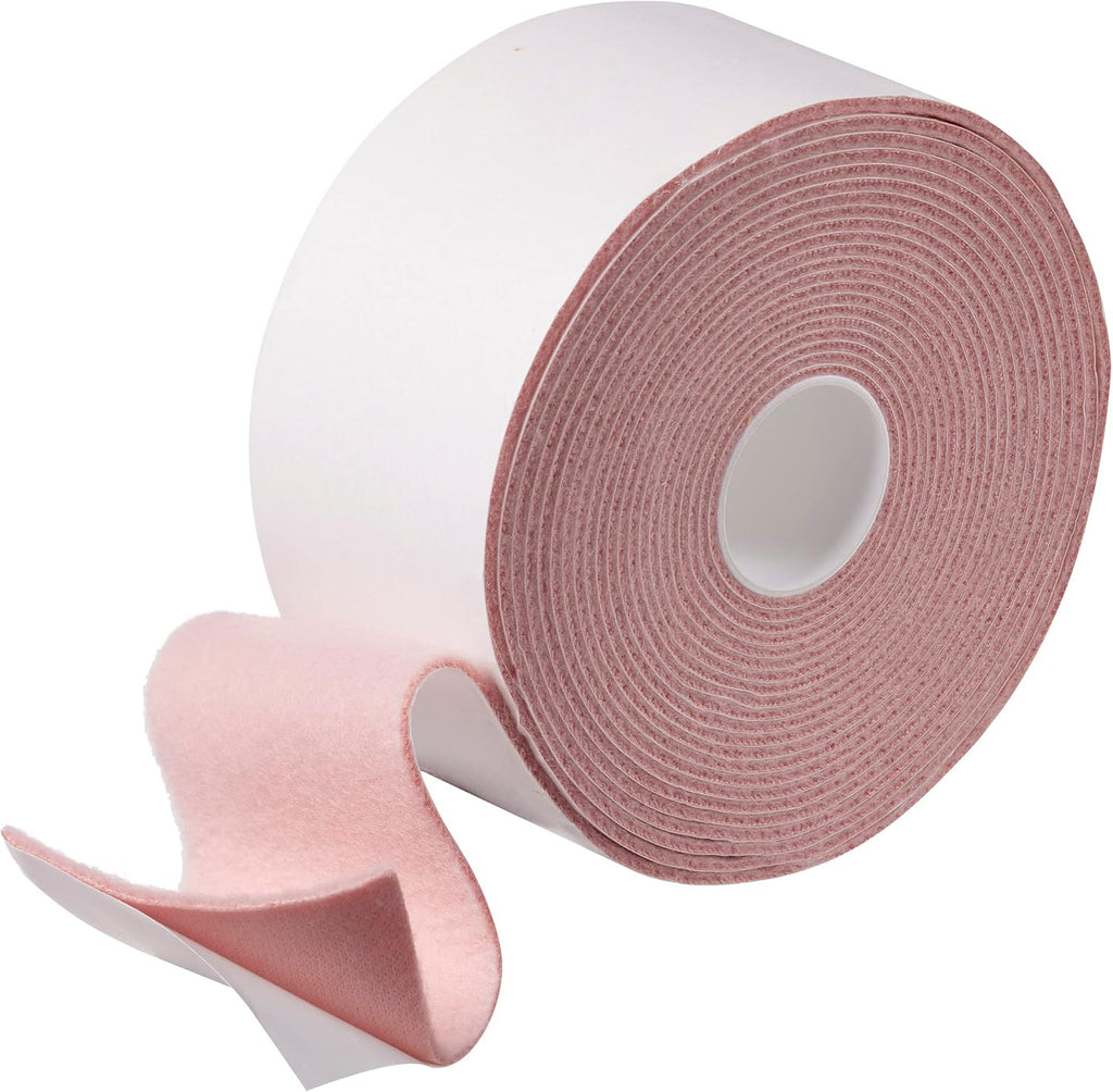 Happy Hippo Moleskin for Feet, Heavy Duty 2" by 15 Feet 2x Rolls