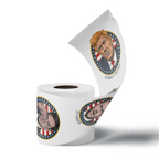 The MAGA 47 Cabinet Roll – Novelty Toilet Paper – Features President Donald J. Trump, JD Vance, Rubio, Bondi, Hegseth, Patel, Noem, RFK, Bessent & Blanche – Political Gag Gift, 3-Ply, 170 Sheets