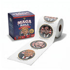 The MAGA 47 Cabinet Roll – Novelty Toilet Paper – Features President Donald J. Trump, JD Vance, Rubio, Bondi, Hegseth, Patel, Noem, RFK, Bessent & Blanche – Political Gag Gift, 3-Ply, 170 Sheets