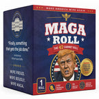 The MAGA 47 Cabinet Roll – Novelty Toilet Paper – Features President Donald J. Trump, JD Vance, Rubio, Bondi, Hegseth, Patel, Noem, RFK, Bessent & Blanche – Political Gag Gift, 3-Ply, 170 Sheets