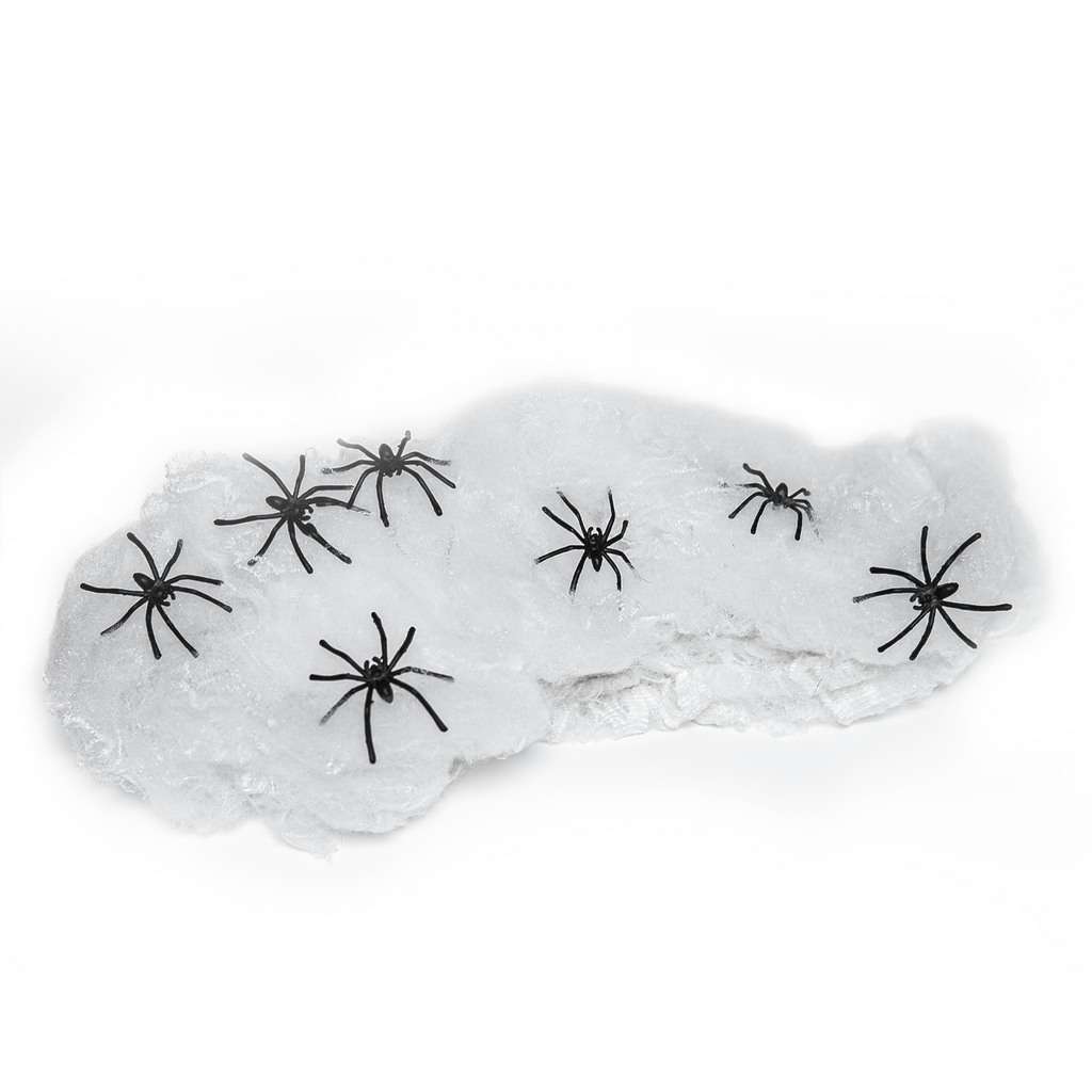 Halloween Spider Web Decoration, 800 Square Feet & Plastic Spiders, Halloween Party Supplies, Spider Webs (Large, 800 Sq Feet)
